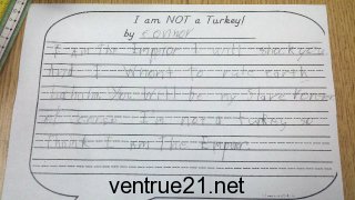 A quote we gave the turkey to help with his disquise