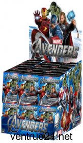 WZK 70410-d Marvel HeroClix: Avengers Movie Counter Top Booster Display