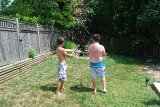 Jacob Clark and Joey Bartmann during thier 16th Birthday Party