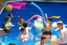 Pool fun at Jacob Clark's 16th birthday party