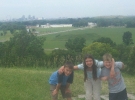 Bradshaw kids at the cahokia mounds