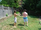 Jacob Clark and Joey Bartmann during thier 16th Birthday Party