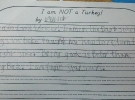 A quote we gave the turkey to help with his disquise